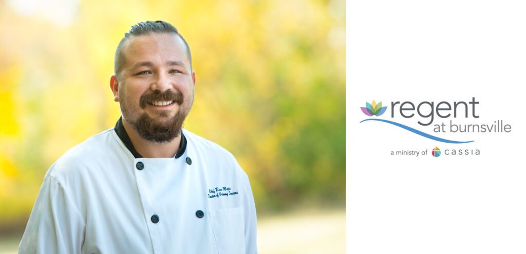 Chef Ricco smiles for the camera