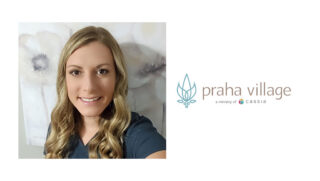 Janessa, a certified nursing assistant at Praha Village, poses for a picture.