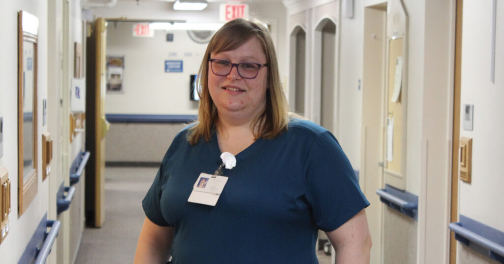 Cassia caregiver at Park View Health Care Center participating in the Minnesota Dual Training Grant program